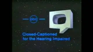 ABC [American Broadcasting Company] Closed Caption Bumper (1984) | LOGOMotion