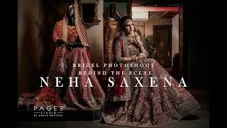 Page 3 studio by Unais Mustafa bridel photoshoot behind the scene. celebrity :Neha saxena