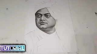 Swami Vivekananda Drawing | How To Draw Swami Vivekananda | @Anshart_07 