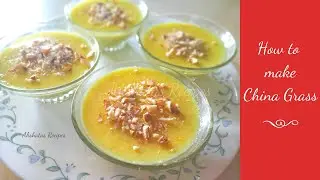 China Grass Dessert|ready in 10 mins|100% Vegetarian Dessert