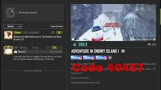 Bgmi wow Parkour map code 40457 | Adventure in snowy island 1 | #bgmi #pubg #pubgmobile 