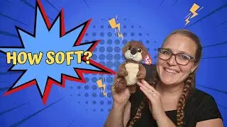 Cuddle Up with Mitch Ty Beanie Bellie Brown Otter! mp4