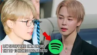 Чимин из BTS вошел в десятку лучших артистов с самыми большими выплатами Spotify в мире!