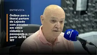 Ônibus para o litoral partem de Lajeado com paradas em cinco cidades e passagens a partir de R$ 107