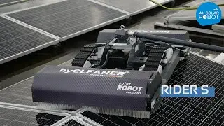 RIDER S | Robot de nettoyage léger, compact et modulable pour panneaux solaires PV en toiture