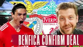 BENFICA CONFIRM DARWIN NUÑEZ TO LIVERPOOL DEAL DONE!