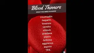 Blood thinner..#blood #bloodcirculation