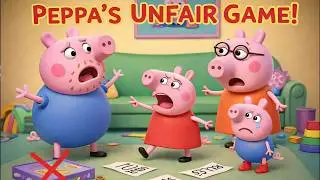 Family Game Night FAIL! Peppa Pig Faces a Shocking Unfair Game Moment 😂🔥 | Peppa Pig Funny Animation
