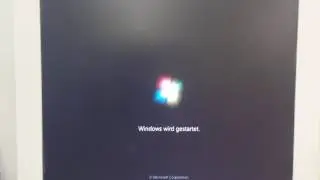 Windows 7 installation auf einem Fujitsu Esprimo Workstation