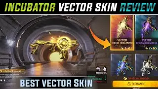 Best Vector Gun Skin Review ! New Incubator Free Fire ! Vector Gun Skin Incubator