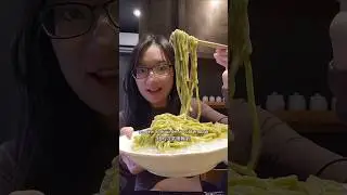 no NY winter is cold enough for me to say no to matcha ice udon