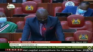 LIVE! MPs DEBATE THE FIRST SUPPLEMENTARY ESTIMATES FOR THE FINANCIAL YEAR 2020/2021