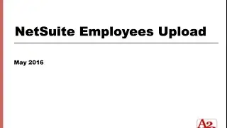 #43 | NetSuite Employee Data Upload