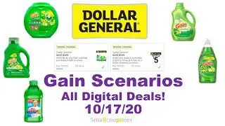 Dollar General Gain Scenarios 10/17/20! All Digital Deals!