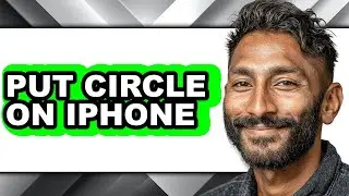 How to Put Circle on Iphone (easy Method)