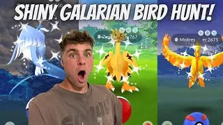 ✨Shiny Galarian Bird Hunt and NEW Shadow Shadow Hunt LIVE In Pokemon Go!✨