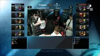 ANC vs SSG Game 1 Highlights - REBELS ANARCHY vs SAMSUNG GALAXY - Week 9 LCK Champions Korea Summer