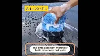 AirSoft Polishing Wax Premium High Quality Chenille Microfiber Car Wash Cloth Brush Cleaning Sponge