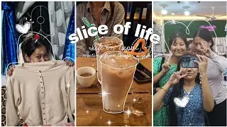 Slice of life🥐|meeting friends after a long time,movie date,birthday| 🪼⋆.ೃ࿔*:･