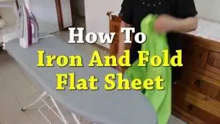 How To  Fold Flat Sheet