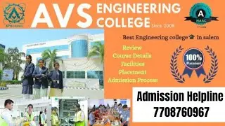 AVS ENGINEERING COLLEGE 😻✨ #engineeringcollege #salem #bestengineeringcollege #admission2026 
