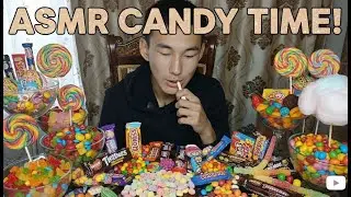 ASMR &mdash; Chupa Chups, candy, raspberry-flavored jelly and crunchy Oreo, eating sounds (full version)