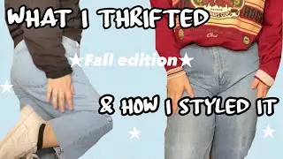 my fall thrift haul, try on & style guide | JOHANNA MARIA