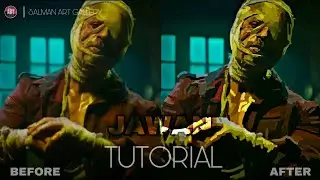 Jawan : Shahrukh Khan Painting Effect Editing Tutorial | PicsArt