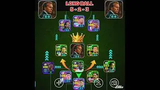 100% Best Long  Ball 🏀 Formation In eFootball 2025 !! ☠️🔥 Best Formation For Quick Counter + Tips