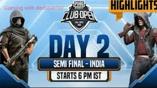 PMCO India semi final Highlights || Pubg mobile club open 2020