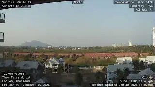 Cha Am Mountain Time Lapse Video 20260131