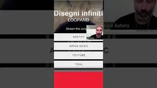 DISEGNI INFINITI sulle PIATTAFORME STREAMING LOOPAND #shorts #rock #cantante