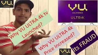 VU Ultra 4K tv | vu ultra 4k tv vs vu premium tv| VU Ultra 4K tv price increased | Save your money