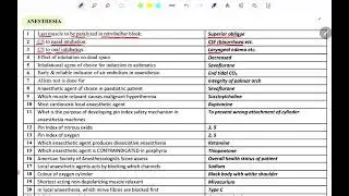 50 важных статей об анестезии || ФМГЭ 2026 || #fmge #fmge2025 #анестезия #neetpg #neet2026
