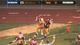 Matt Marencik to Nate Deno TD Pass 2011 MTC Sports Network Avon Orioles at McCutcheon Mavericks