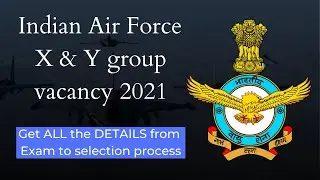 Indian Airforce  XY Group Vacancy 2021 ALL Info #shorts