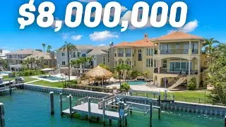 Inside a $8,000,000 Waterfront Home In Florida, Tampa Bay