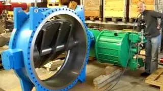 Leusch 54 INCH Butterfly Valve Closing less than 1 Second!