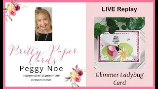 Live Glimmer Ladybug Card!🐞