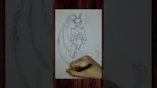 Cryptid Art | The Jersey Devil #shorts