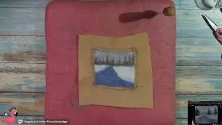 Painting With Wool: Needle Felting Bob Ross Magnets S31 Ep.2 Part 2