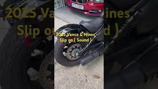 2025 Vance & Hines slip on exhaust for the Indian Scout Bobber