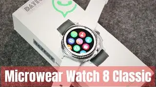 Распаковка Dateoy Watch 8 Classic — Лучшая альтернатива Samsung Watch 8 Classic с вращающимся без...