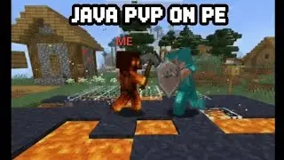 Minecraft Java pvp in PE (axe pvp) day-2