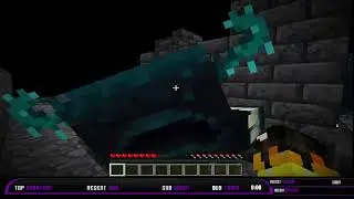 When Warden spawns on ur face Minecraft