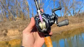 THIS POND IS LOADED | winter bass fishing