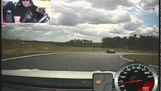 Nissan GTR 6 tours du circuit de Haute Saintonge