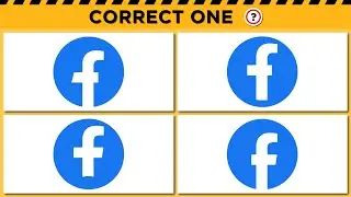 Guess Facebook Logo (Spot Facebook Logo) Facebook Correct Logo | Guess the Logo Quiz | Correct One