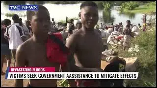 WATCH: Flood Victims Get Relief Materials in Enugu State