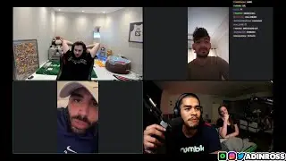 Jon Zherka has beef with Ice Poseidon on Adin Ross's stream